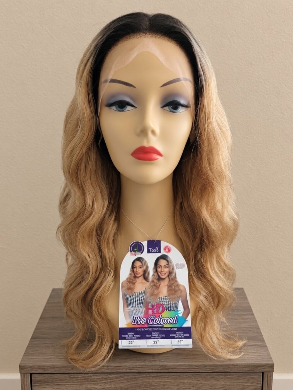 Mane Concept Trill 100% Unprocessed Human Hair 5" Deep HD Lace Front Wig - TROC2